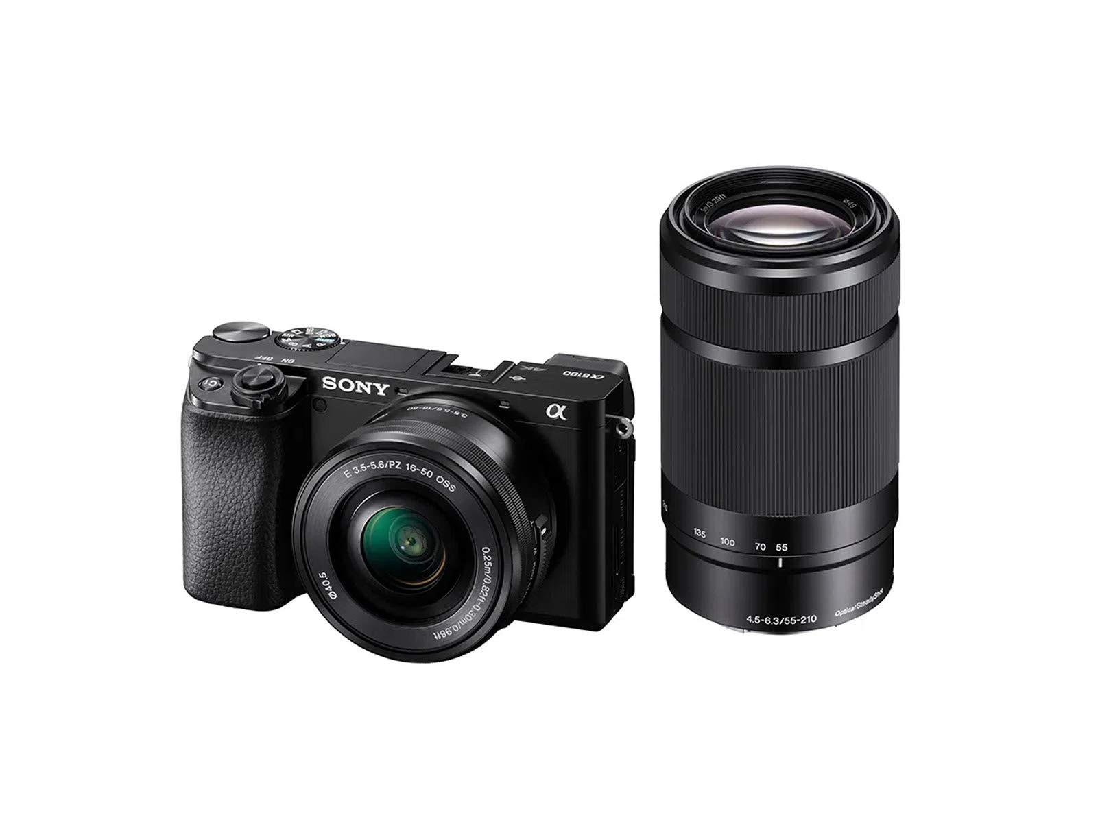 CÂMERA SONY A6100 (ILCE-6100Y) KIT 16-50MM + 55-210MM | Amazon.com.br